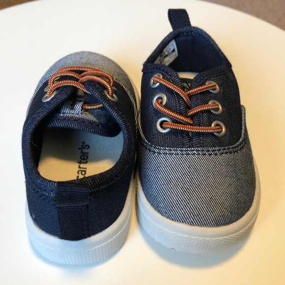 Casual denim toddler shoes. - Picture 3 of 6